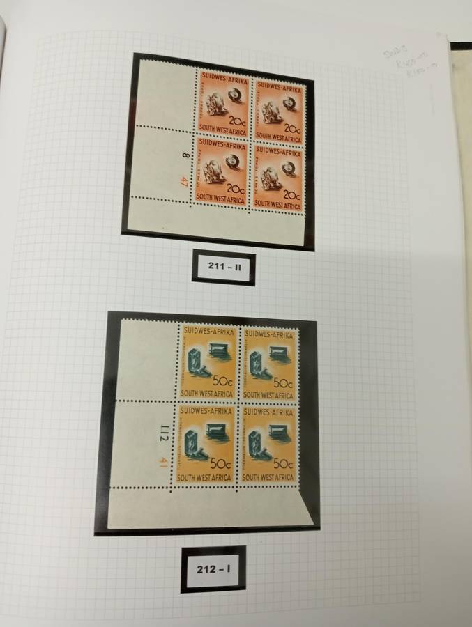 SWA-VERY SCARCE SUPERB UMM DEFINITIVE controls and sets all superb R28650.00+