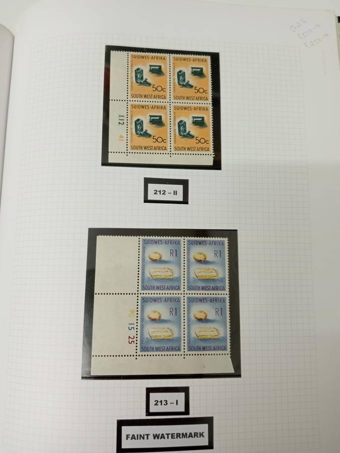 SWA-VERY SCARCE SUPERB UMM DEFINITIVE controls and sets all superb R28650.00+