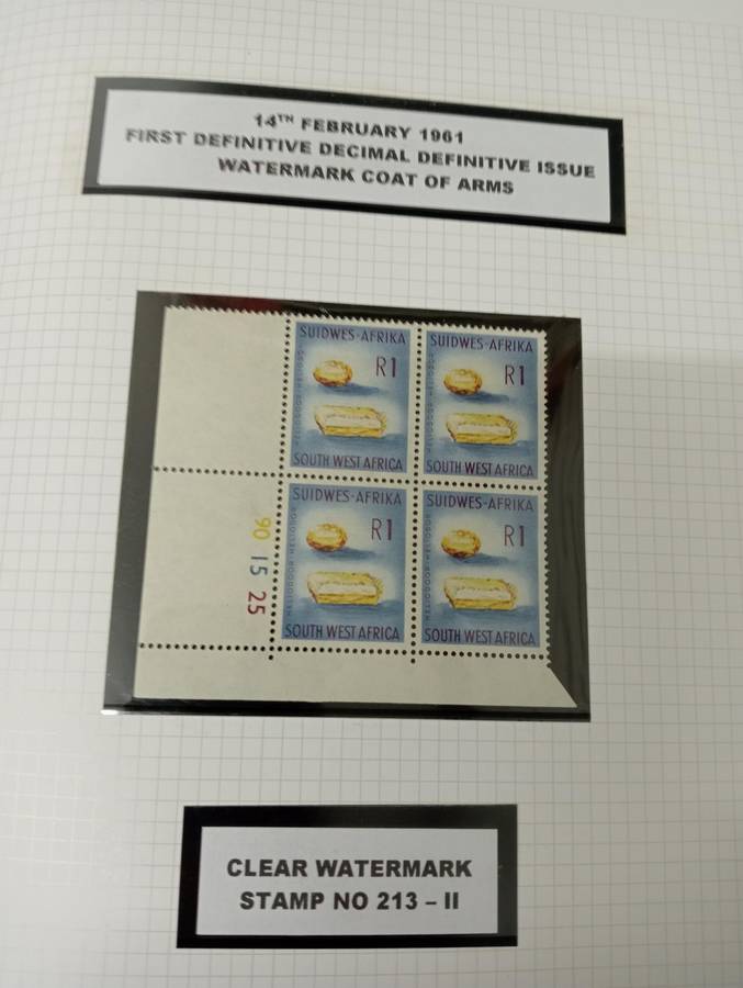 SWA-VERY SCARCE SUPERB UMM DEFINITIVE controls and sets all superb R28650.00+