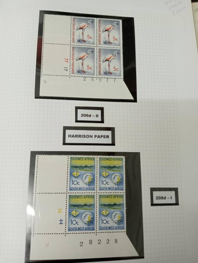 SWA-VERY SCARCE SUPERB UMM DEFINITIVE controls and sets all superb R28650.00+