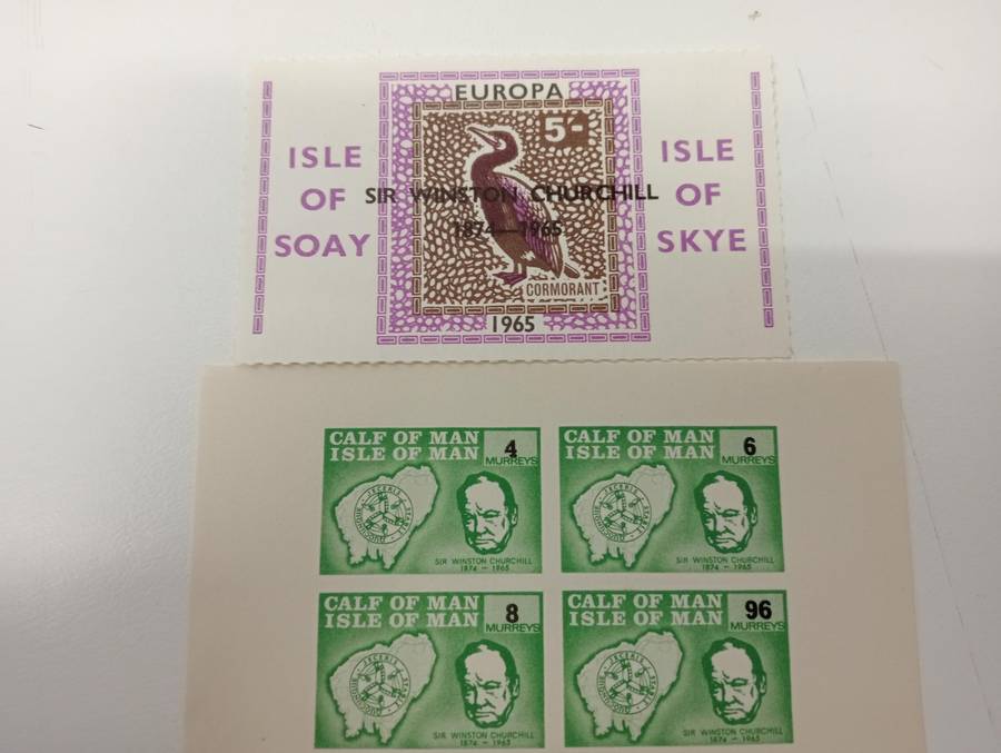 VERY SCARCE COLLECTION " Churchill and Kennedy " ALL SUPERB UMM imperf mini sheets a big lot below
