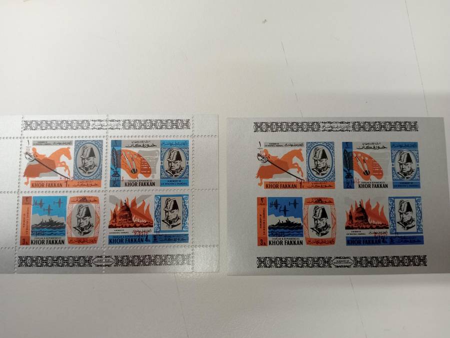 VERY SCARCE COLLECTION " Churchill and Kennedy " ALL SUPERB UMM imperf mini sheets a big lot below