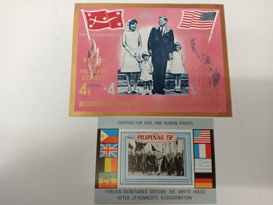 VERY SCARCE COLLECTION " Churchill and Kennedy " ALL SUPERB UMM imperf mini sheets a big lot below