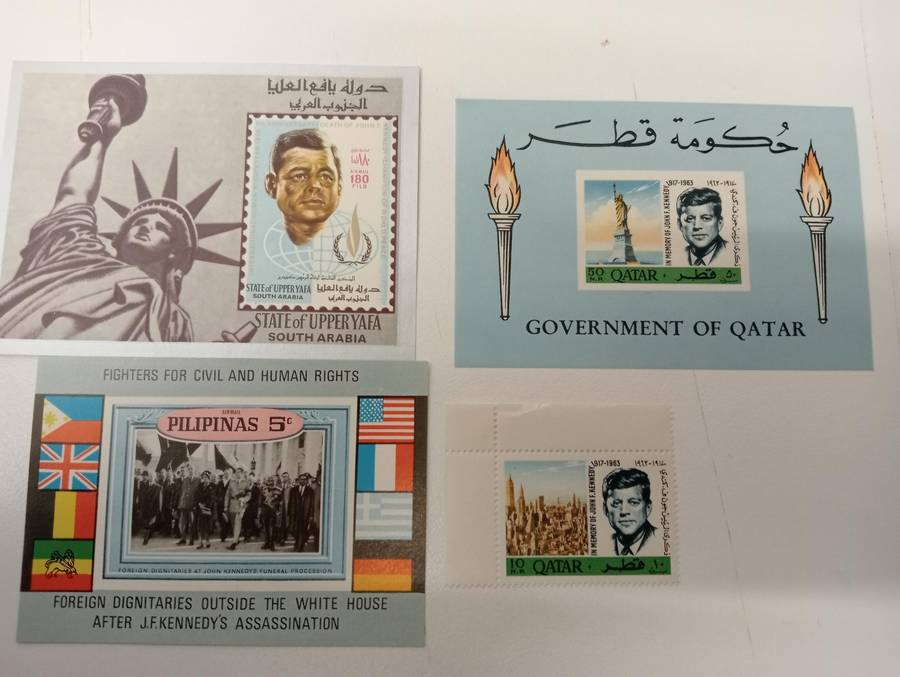 VERY SCARCE COLLECTION " Churchill and Kennedy " ALL SUPERB UMM imperf mini sheets a big lot below