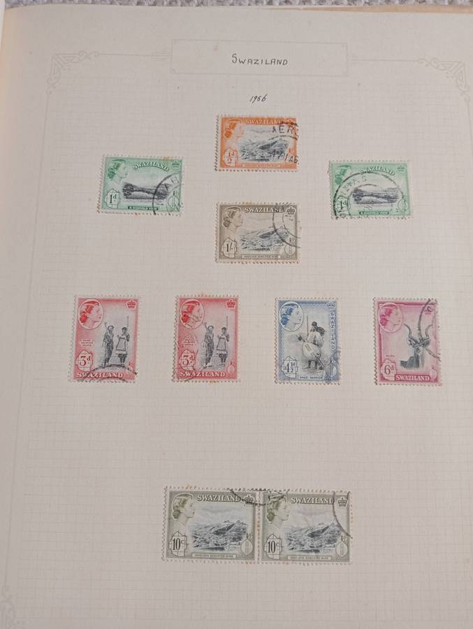 ALBUM  WITH 100`S AND HUNDRED`S TVL and USA vfu some SCARCE EARLIES,not nearly all shown!!