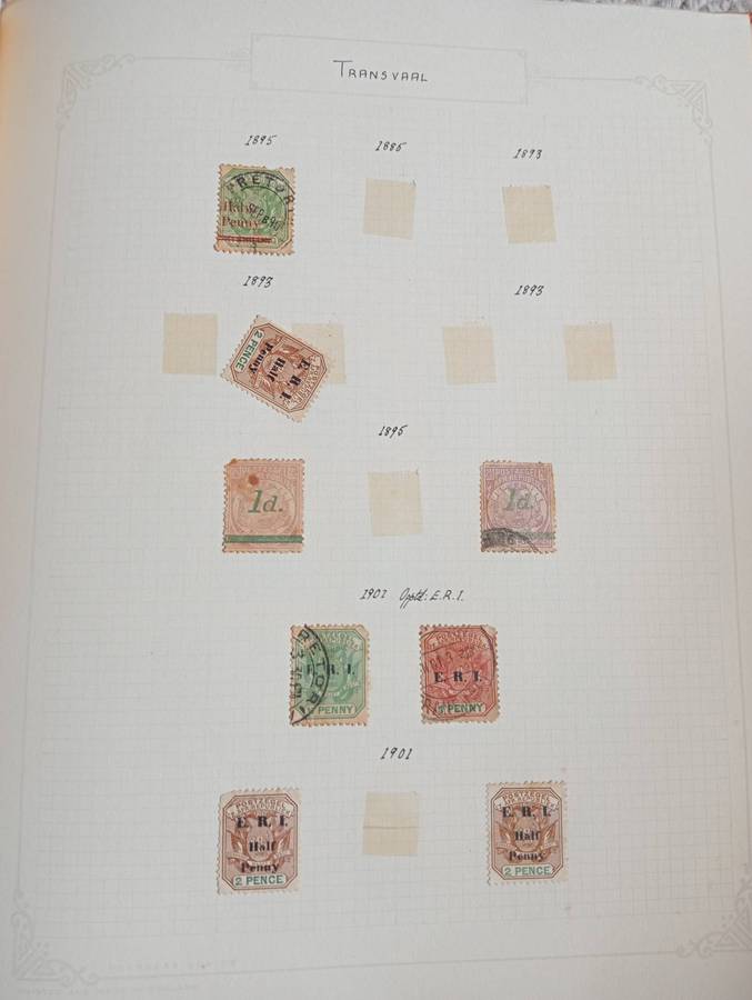 ALBUM  WITH 100`S AND HUNDRED`S TVL and USA vfu some SCARCE EARLIES,not nearly all shown!!