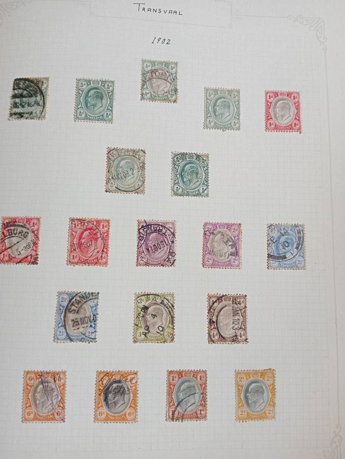 ALBUM  WITH 100`S AND HUNDRED`S TVL and USA vfu some SCARCE EARLIES,not nearly all shown!!