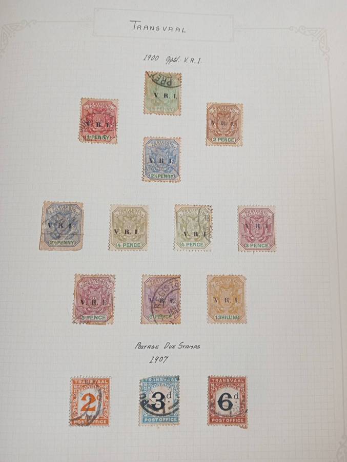 ALBUM  WITH 100`S AND HUNDRED`S TVL and USA vfu some SCARCE EARLIES,not nearly all shown!!