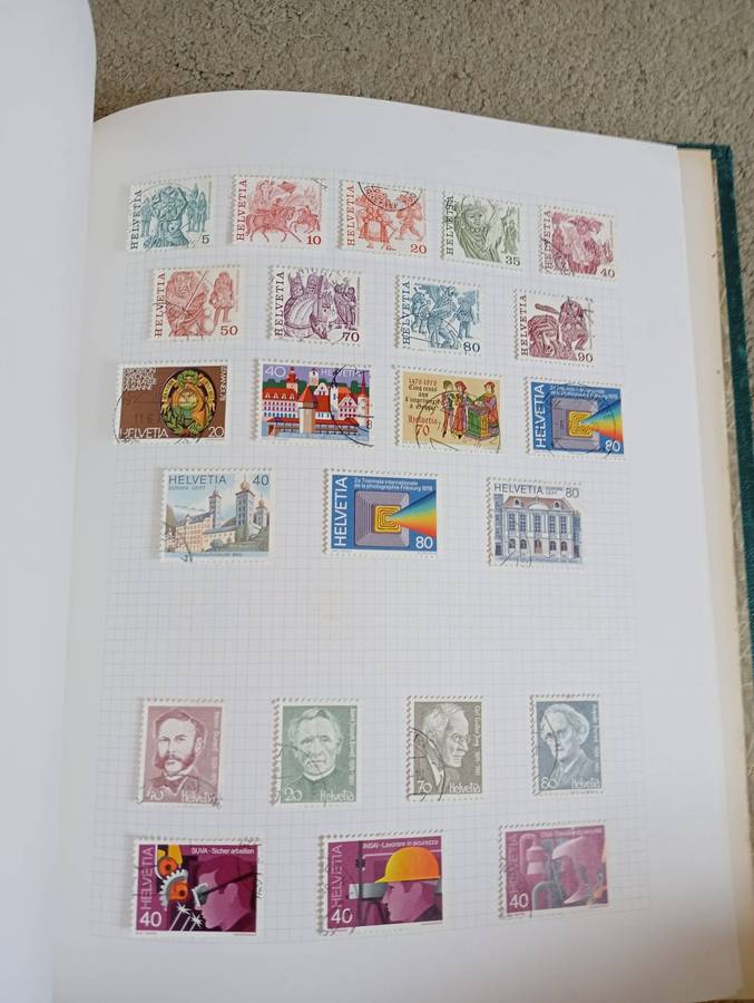 SWITZERLAND LOVELY- collection vfu, many complete sets on many pages