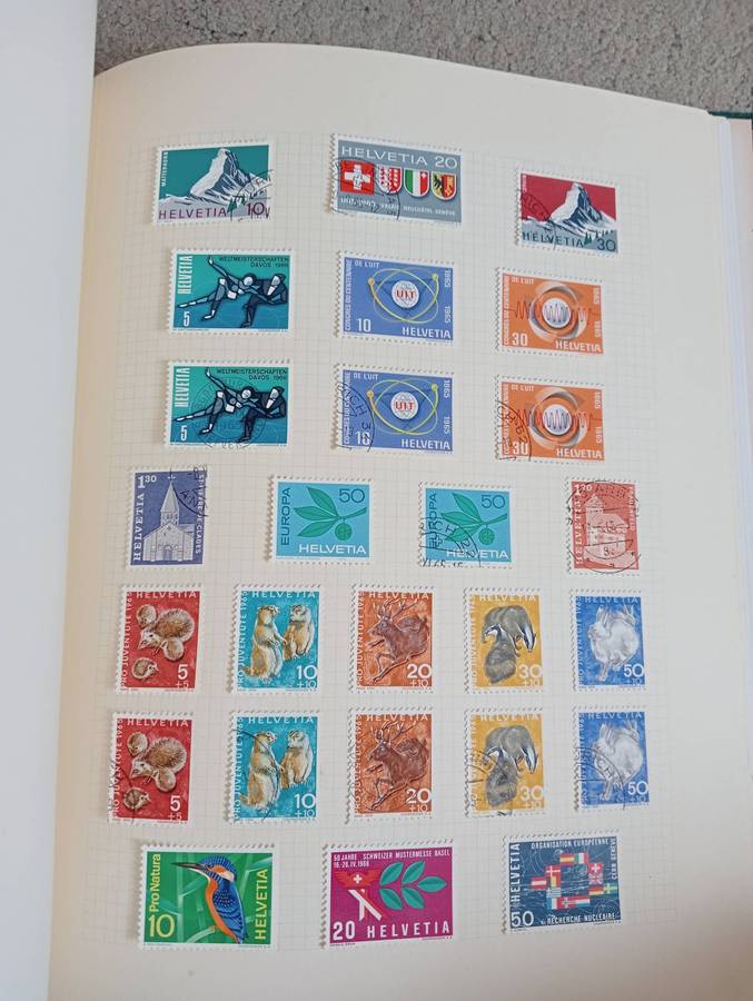 SWITZERLAND LOVELY- collection vfu, many complete sets on many pages