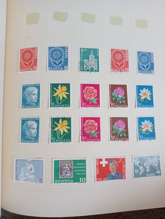 SWITZERLAND LOVELY- collection vfu, many complete sets on many pages