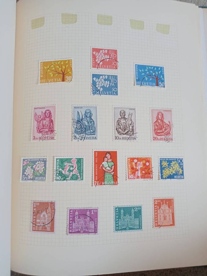 SWITZERLAND LOVELY- collection vfu, many complete sets on many pages