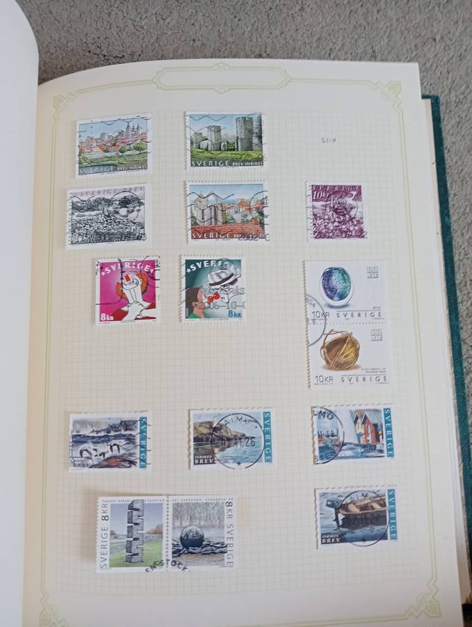 SWEDEN-scarce modern collection vfu