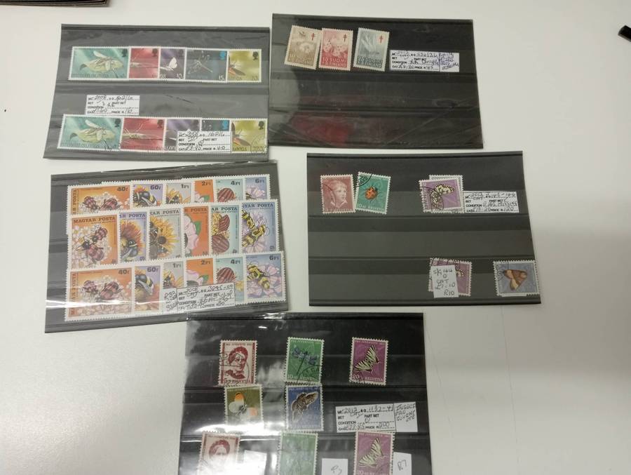 THEMATICS  MANY CARDS WITH SETS MINI SHEETS AND MUCH MORE-CARDS SOLD WITH SETS