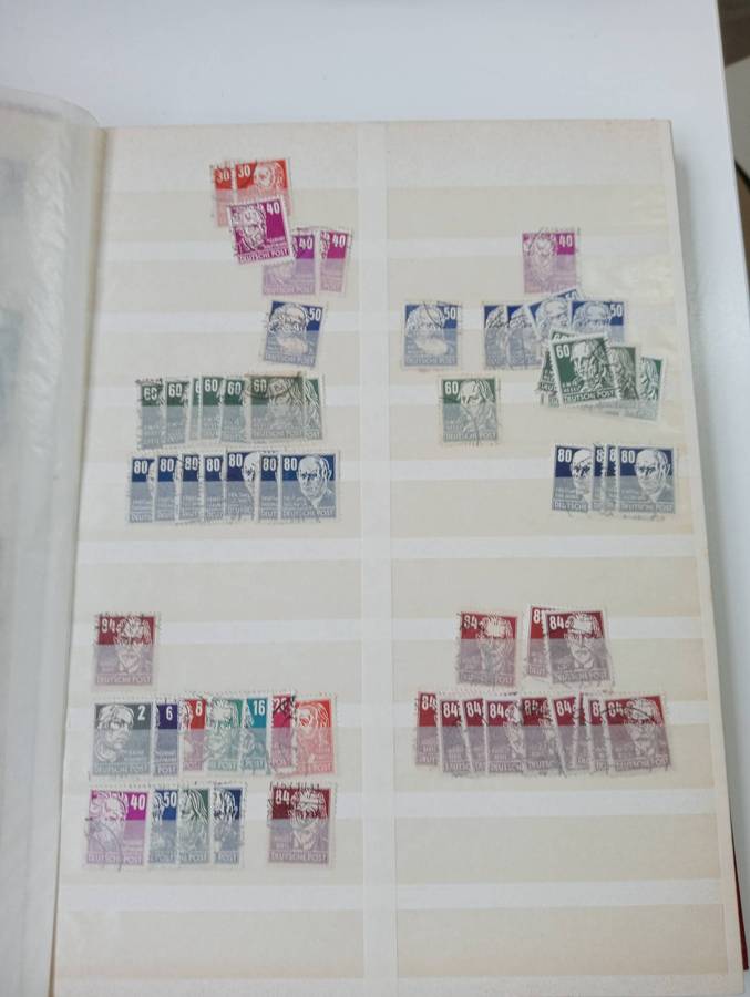 GERMANY-DEFINITIVES TO TOP VALUES-very high value STOCK BOOK-CLEAN,scarce officials etc