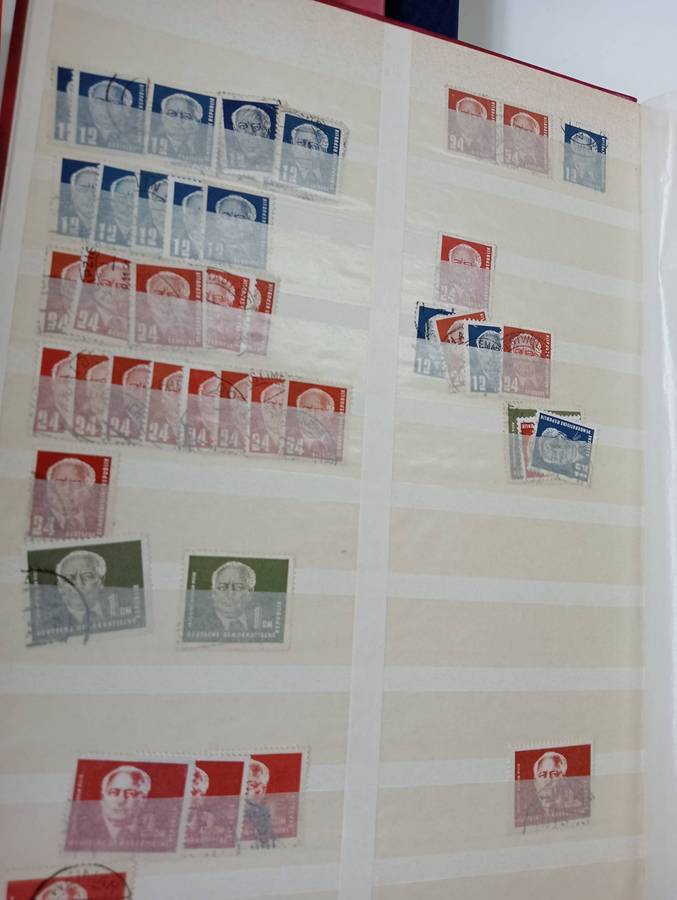 GERMANY-DEFINITIVES TO TOP VALUES-very high value STOCK BOOK-CLEAN,scarce officials etc