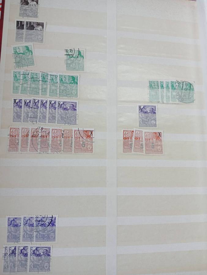 GERMANY-DEFINITIVES TO TOP VALUES-very high value STOCK BOOK-CLEAN,scarce officials etc