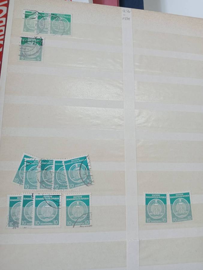 GERMANY-DEFINITIVES TO TOP VALUES-very high value STOCK BOOK-CLEAN,scarce officials etc