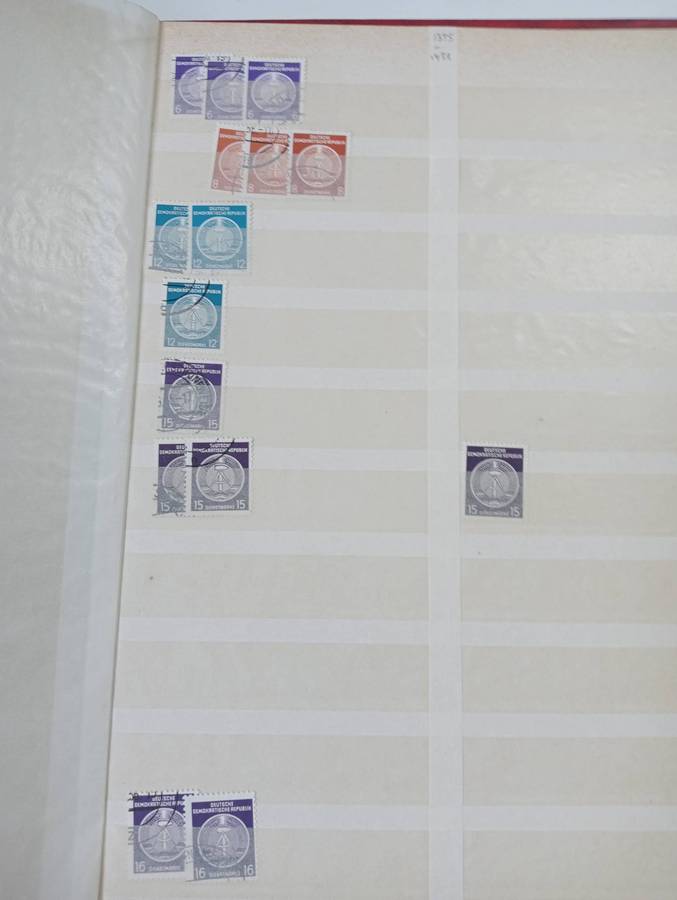 GERMANY-DEFINITIVES TO TOP VALUES-very high value STOCK BOOK-CLEAN,scarce officials etc