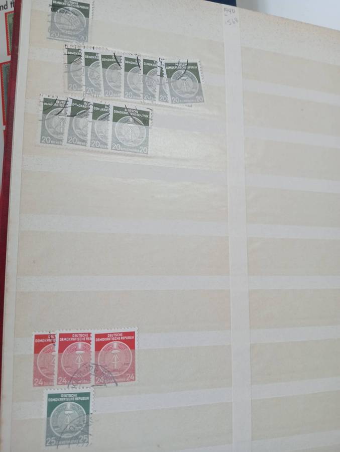 GERMANY-DEFINITIVES TO TOP VALUES-very high value STOCK BOOK-CLEAN,scarce officials etc