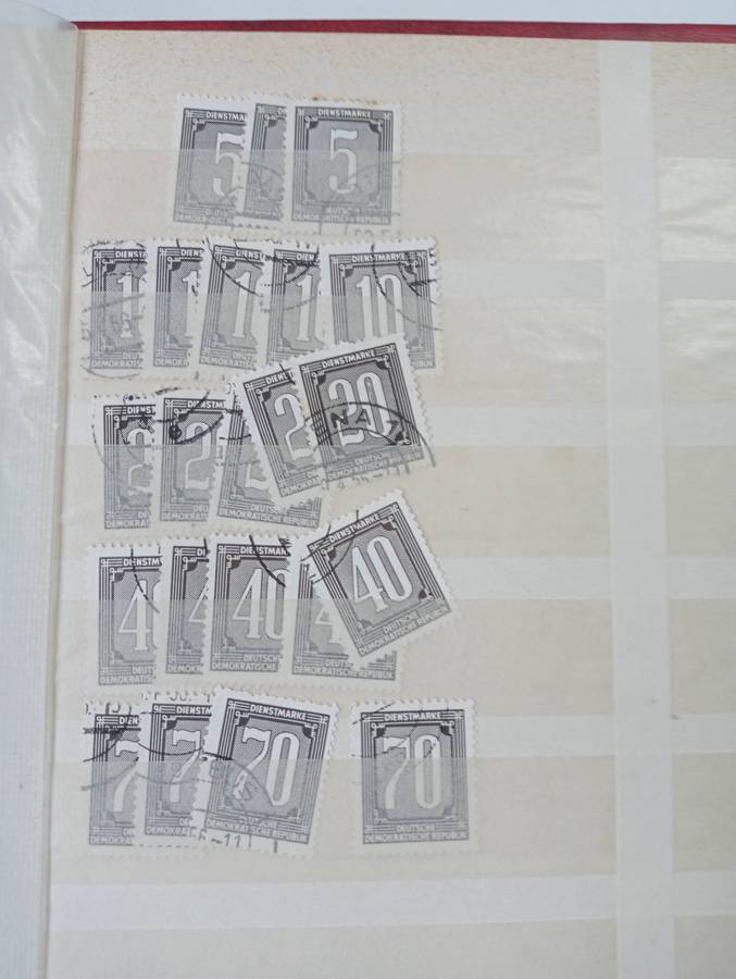 GERMANY-DEFINITIVES TO TOP VALUES-very high value STOCK BOOK-CLEAN,scarce officials etc