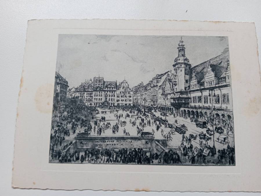 GERMANY SCARCE LIEPZIG  CARD