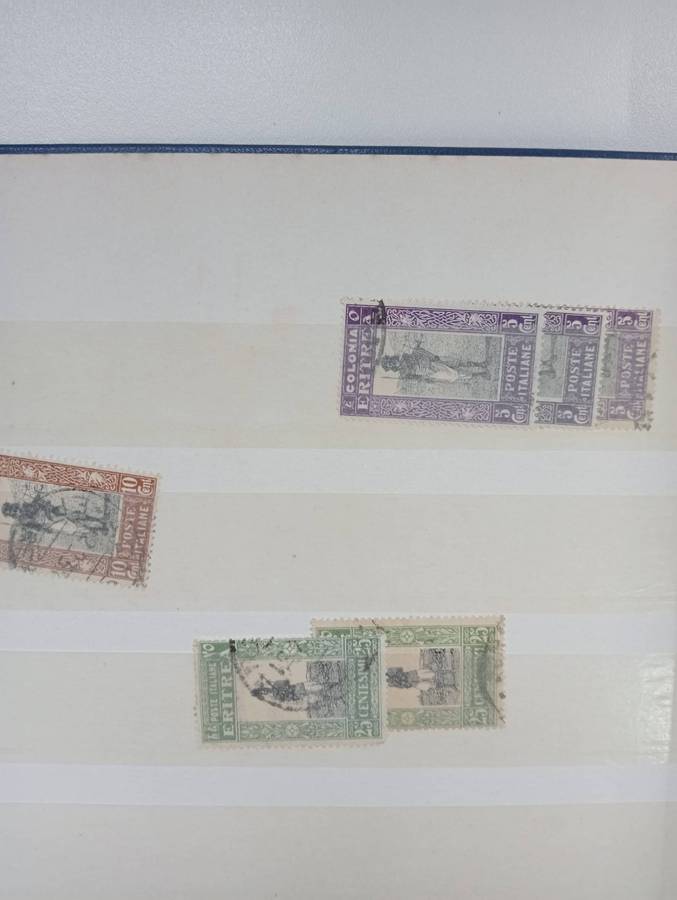 STOCK BOOK-ERITREA SCARCE LOT