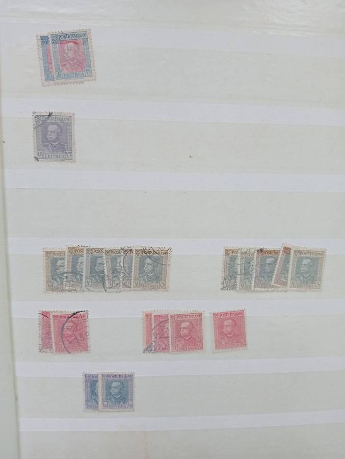 STOCK BOOK-ERITREA SCARCE LOT