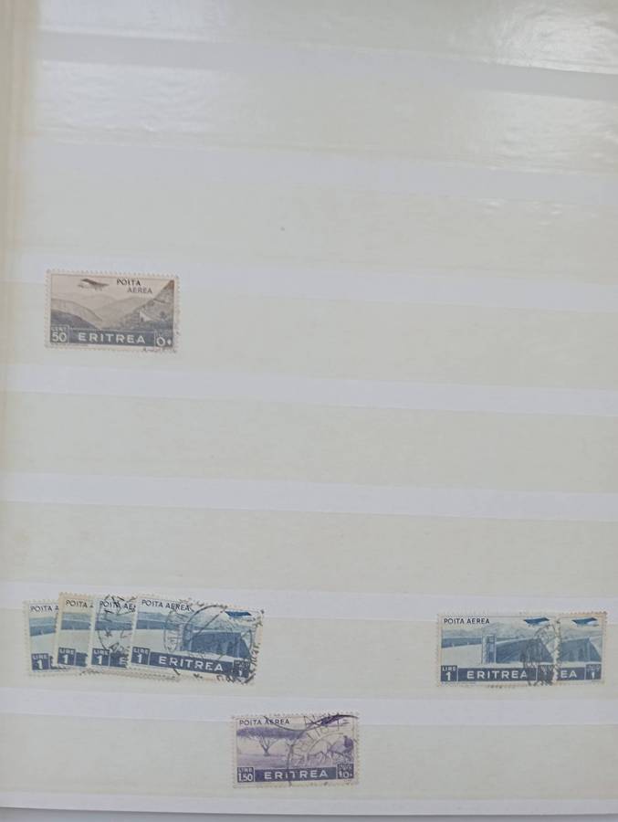 STOCK BOOK-ERITREA SCARCE LOT