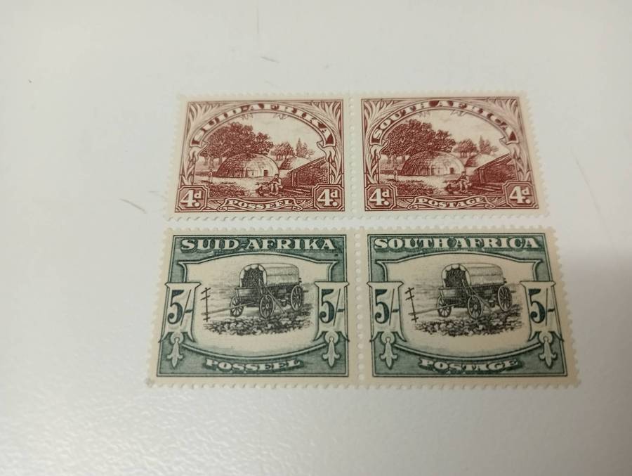 UNION-SUPERB UMM PANES BLOCKS ETC TO 5 SHILLINGS-light h.r. in margins-NB READ BELOW
