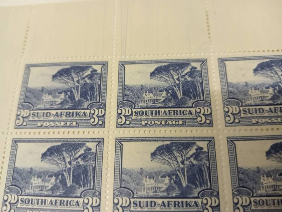 UNION-SUPERB UMM PANES BLOCKS ETC TO 5 SHILLINGS-light h.r. in margins-NB READ BELOW
