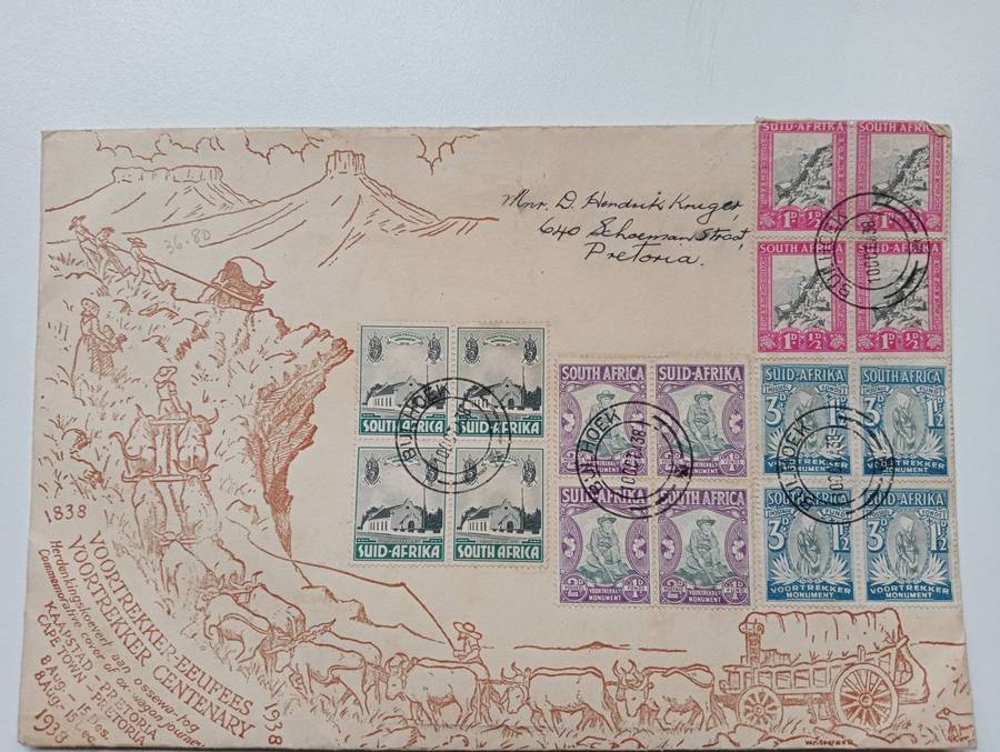 UNION NICE VOORTREKKER COVER USED " BULHOEK "