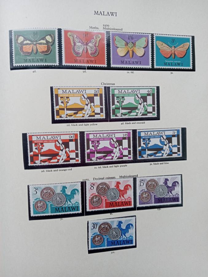 MALAWI-LOVELY COLLECTION  vfm-see below