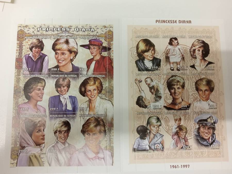 VERY GOOD MINI  FULL SHEETS  LADY DI  -SELDOM SEEN LADY DI etc etc BUY NOWS ALLOWED