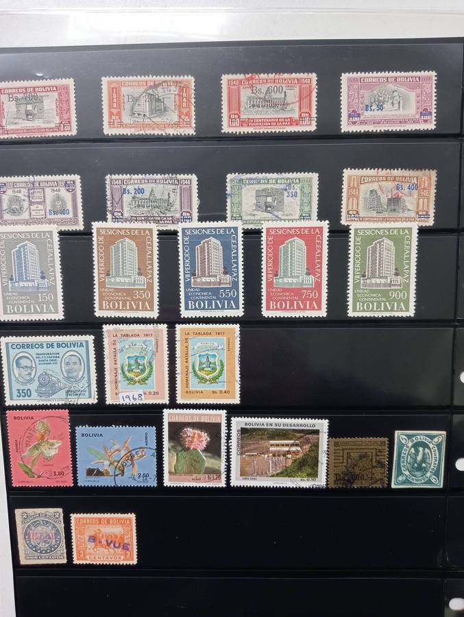 BOLIVIA-LOVELY COLLECTION ON PRINZ STOCK PAGES-see below