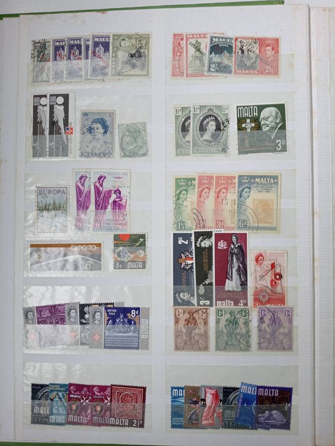 STRONG COMMONWEALTH BOUT TO HELP MANY GAPS-MINT USED HIGH VALUE LARGE STOCK BOOK.