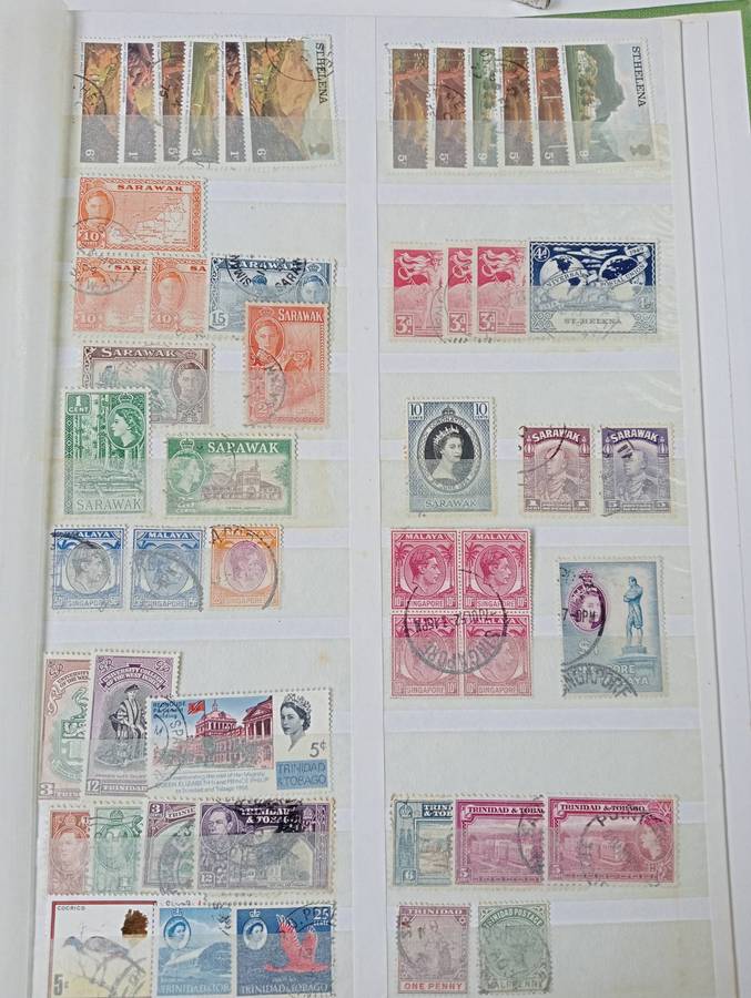 STRONG COMMONWEALTH BOUT TO HELP MANY GAPS-MINT USED HIGH VALUE LARGE STOCK BOOK.