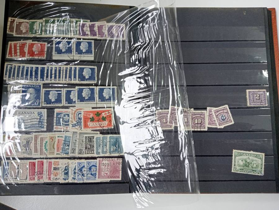 CANADA-POWERFUL COLLECTION JAMMED FULL IN ORDER QV-RECENT-FAT STOCK BOOK,many DOLLAR values