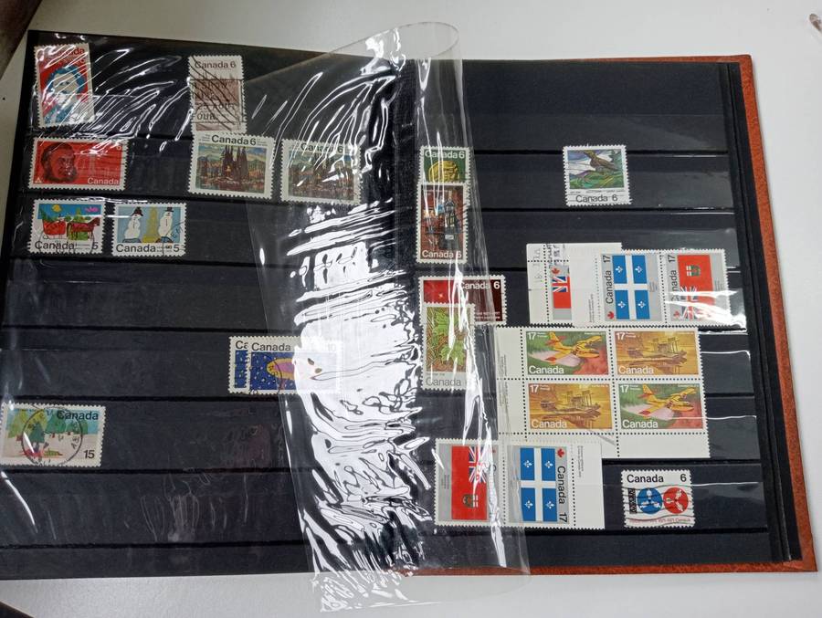 CANADA-POWERFUL COLLECTION JAMMED FULL IN ORDER QV-RECENT-FAT STOCK BOOK,many DOLLAR values