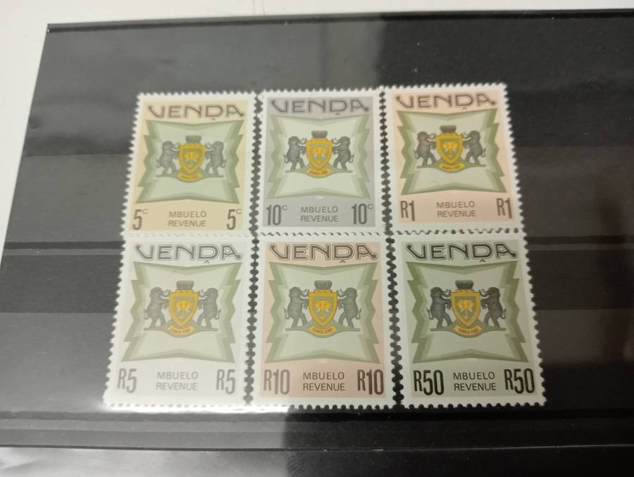 VENDA-SCARCE REVENUES and overprints SEE THE OTHER TVBC STATES !!