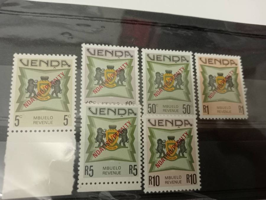 VENDA-SCARCE REVENUES and overprints SEE THE OTHER TVBC STATES !!