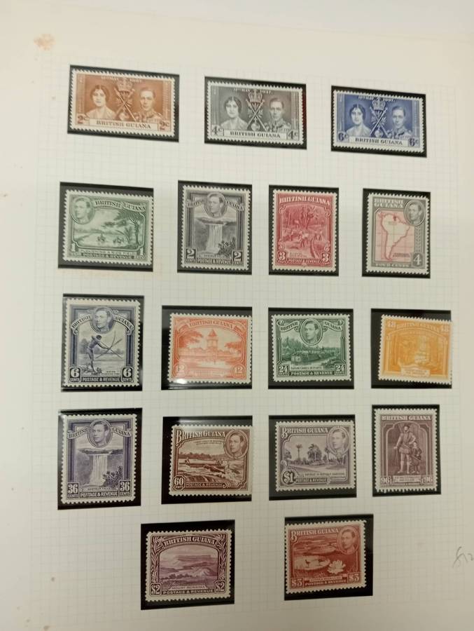 BRITISH GUIANA -KGVI SET   R2890.00    SUPERB UMM   Read below
