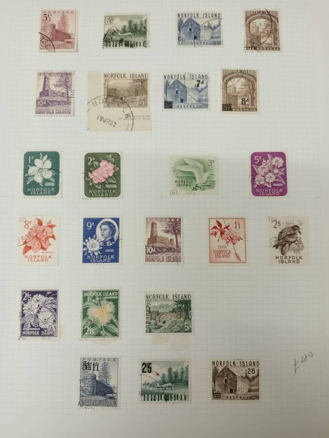 NORTH BORNEO AND NORFOLK ISL  R2730.00   vfu sets etc