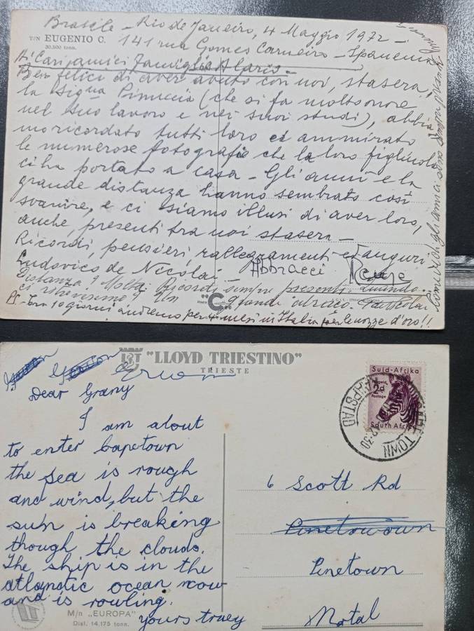 POST CARDS,AGULHAS,SHIPS AND MORE-INTERESTING LOTS