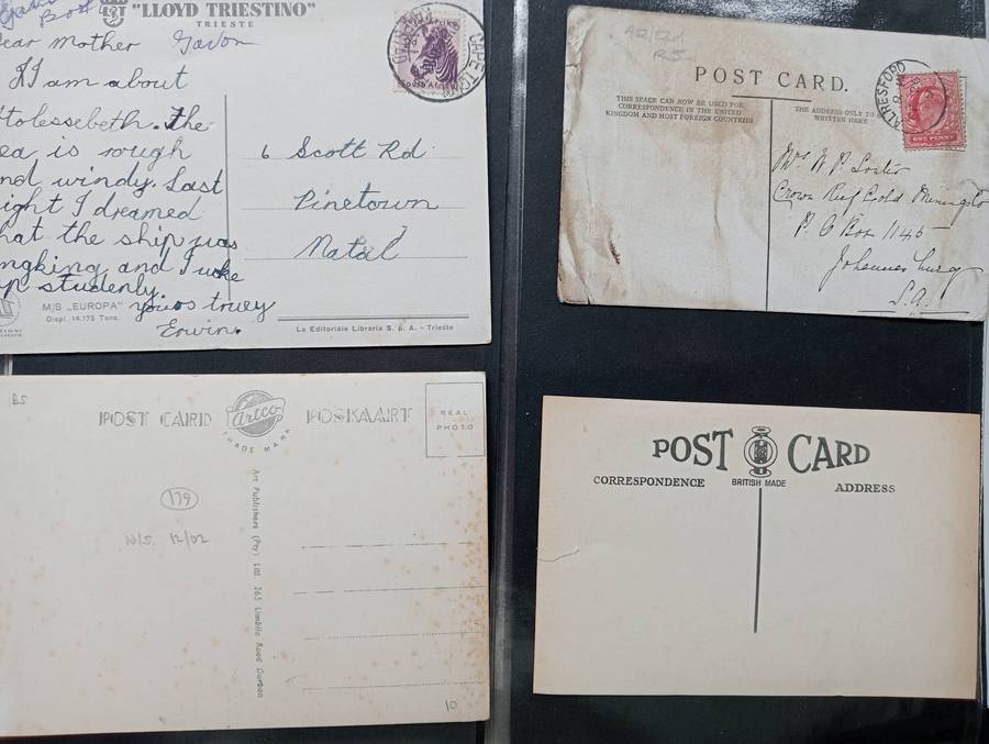 POST CARDS,AGULHAS,SHIPS AND MORE-INTERESTING LOTS