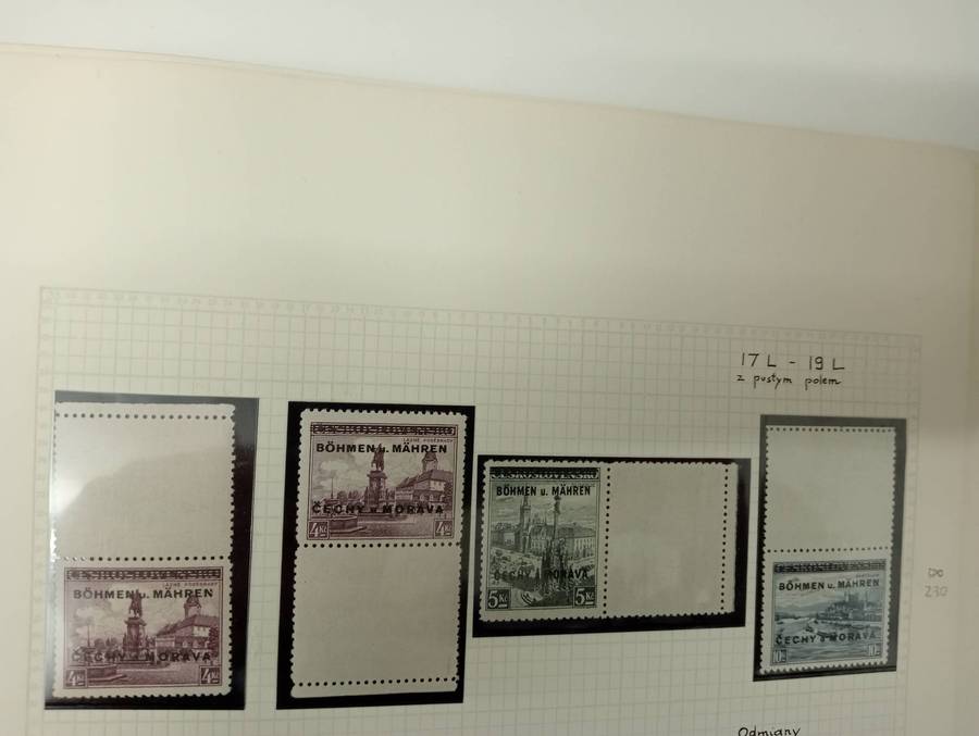 BOHMAN-MARHEN VERY SCARCE WRITTEN UP COLLECTION MANY VARIETIES-1st set all signed