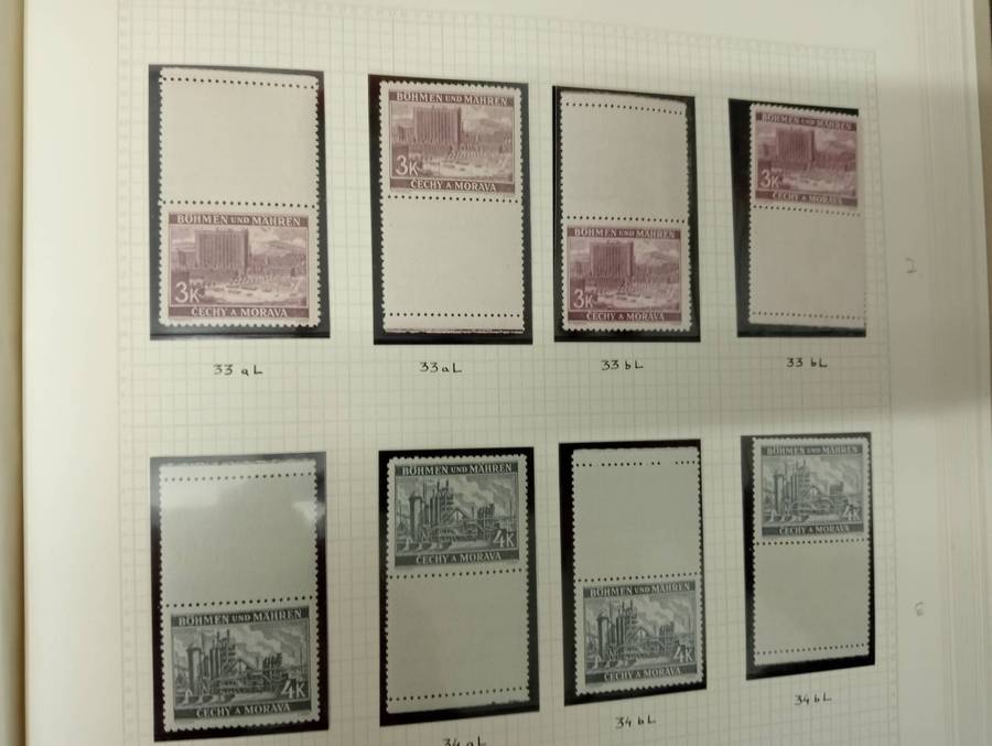 BOHMAN-MARHEN VERY SCARCE WRITTEN UP COLLECTION MANY VARIETIES-1st set all signed