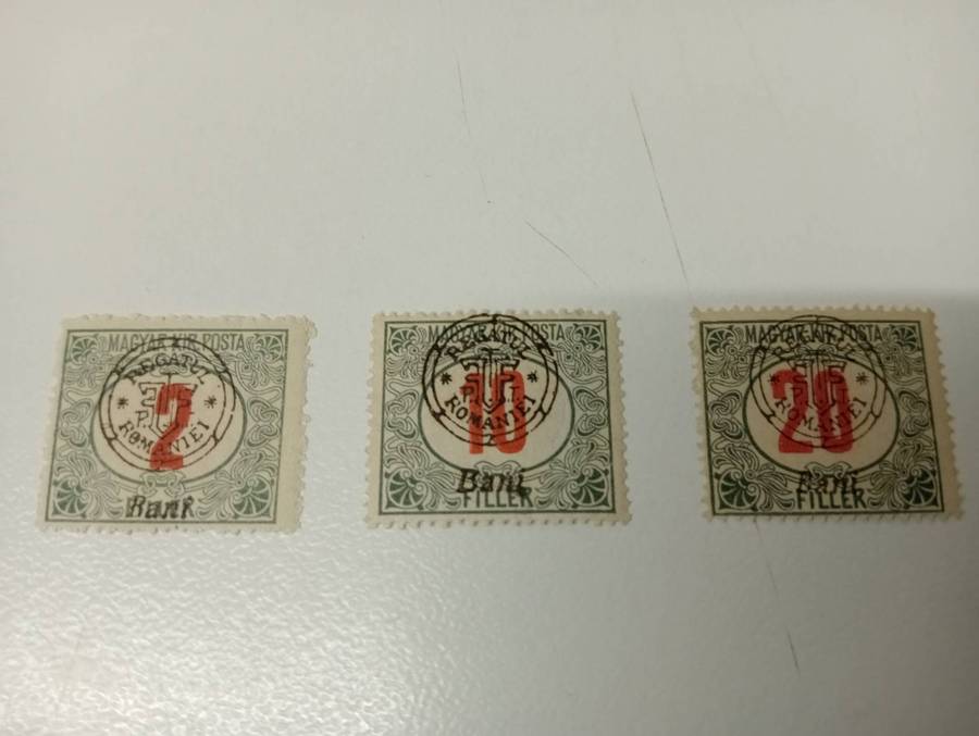 ROMANIA-OCCP. IN TURKEY Postage dues   vfm-h.r.