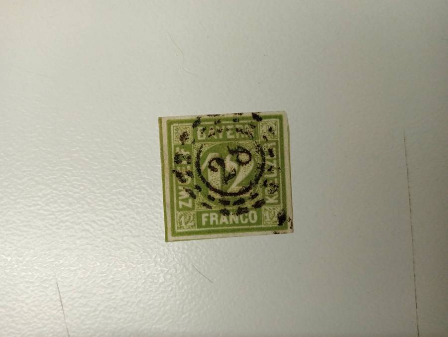 BAVARIA- Michel 12 R2000.00   SUPERB USED