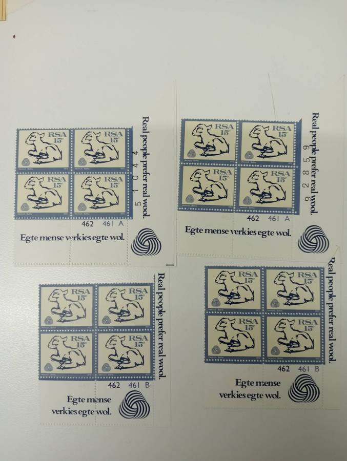 RSA-VERY SCARCE GROUP OF UMM control BLOCKS-noted paper changes etc